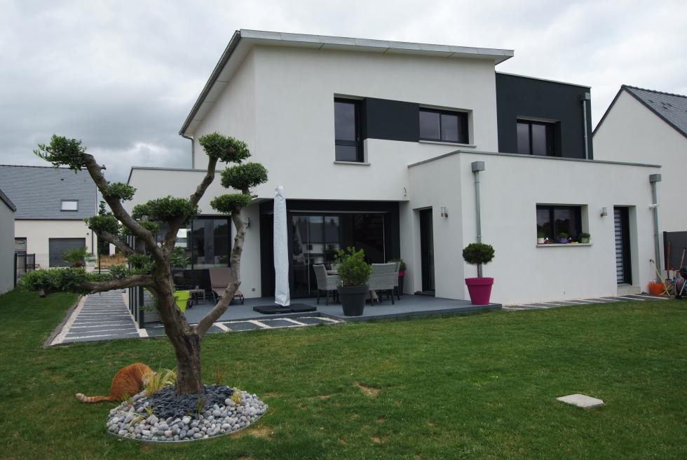 Maison Monopente Toit Plat Saint Gilles Construction Terrasse Beton Maison Monopente Toit Plat Saint Gilles Construction Terrasse Beton