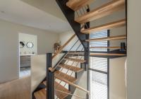 escalier laqué/garde-corps